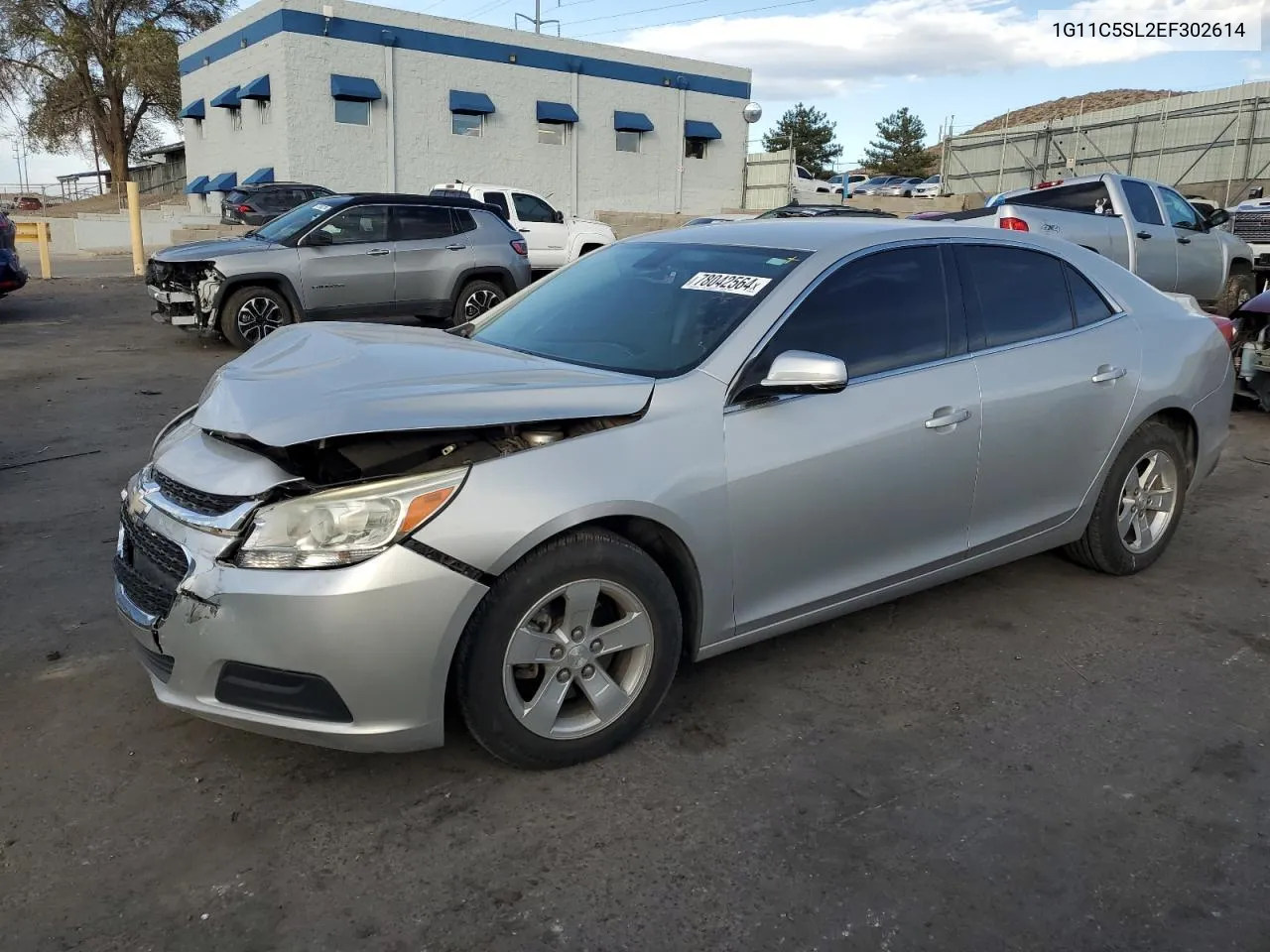 2014 Chevrolet Malibu 1Lt VIN: 1G11C5SL2EF302614 Lot: 78042564