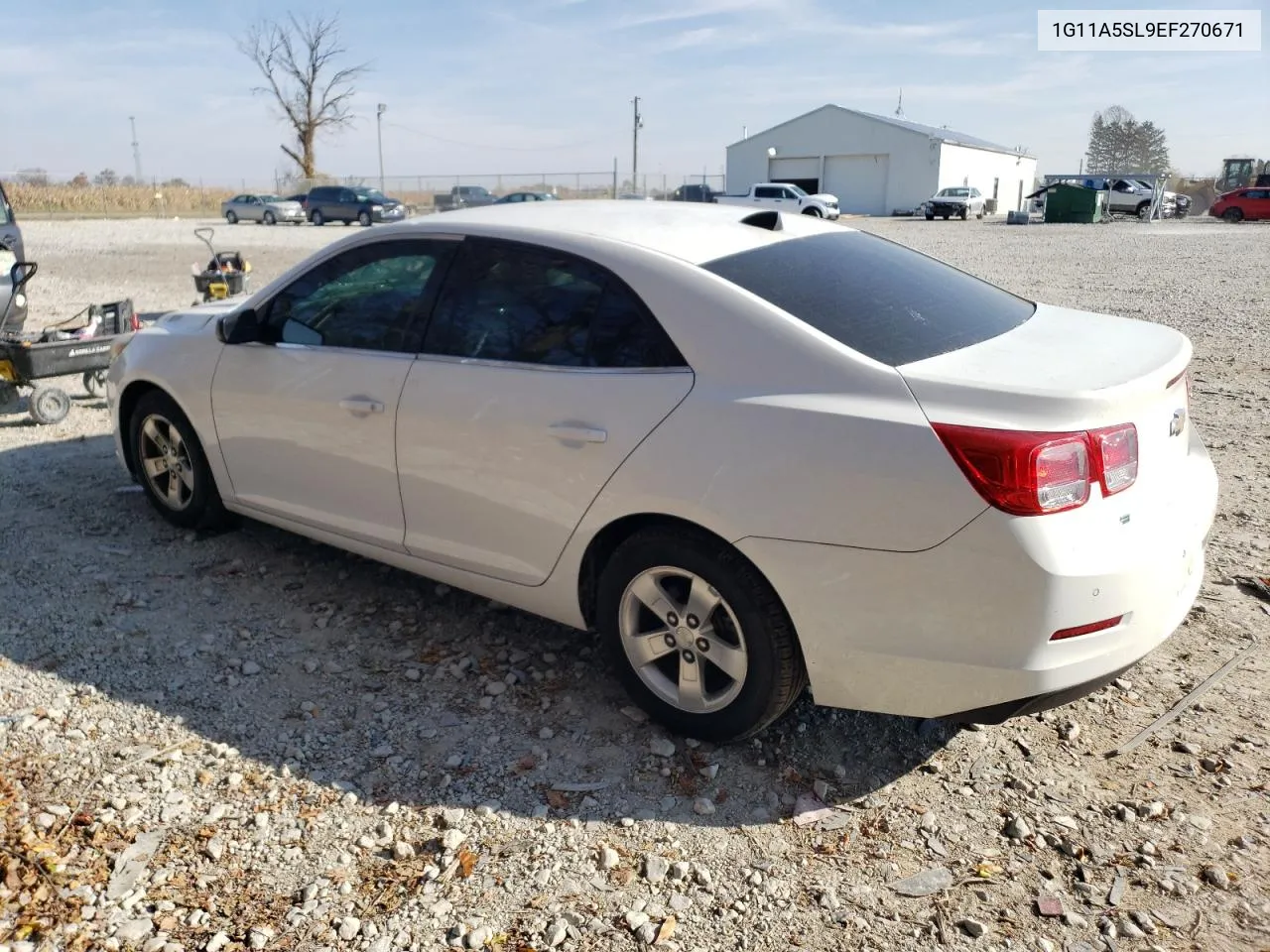 2014 Chevrolet Malibu Ls VIN: 1G11A5SL9EF270671 Lot: 78209384