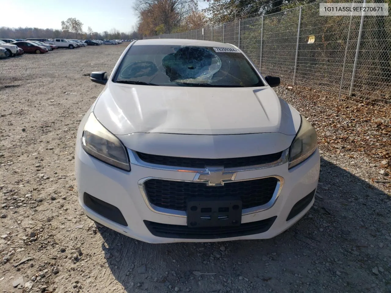 2014 Chevrolet Malibu Ls VIN: 1G11A5SL9EF270671 Lot: 78209384