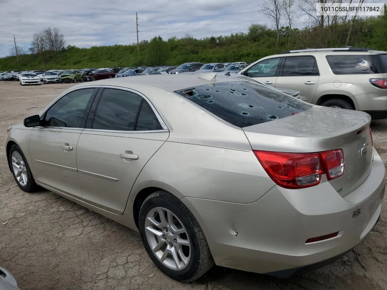 1G11C5SL8FF117842 2015 Chevrolet Malibu 1Lt