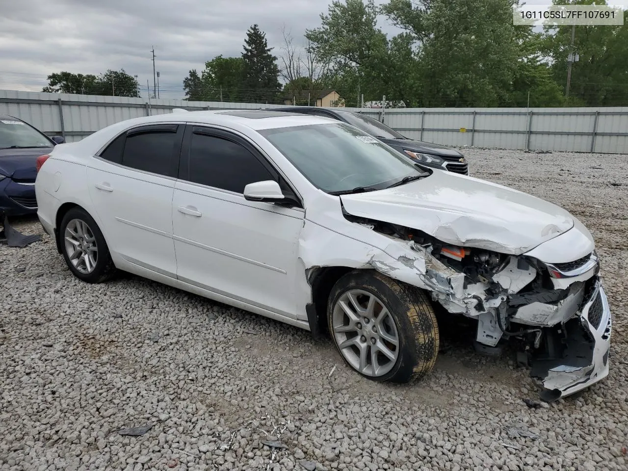 2015 Chevrolet Malibu 1Lt VIN: 1G11C5SL7FF107691 Lot: 57951644