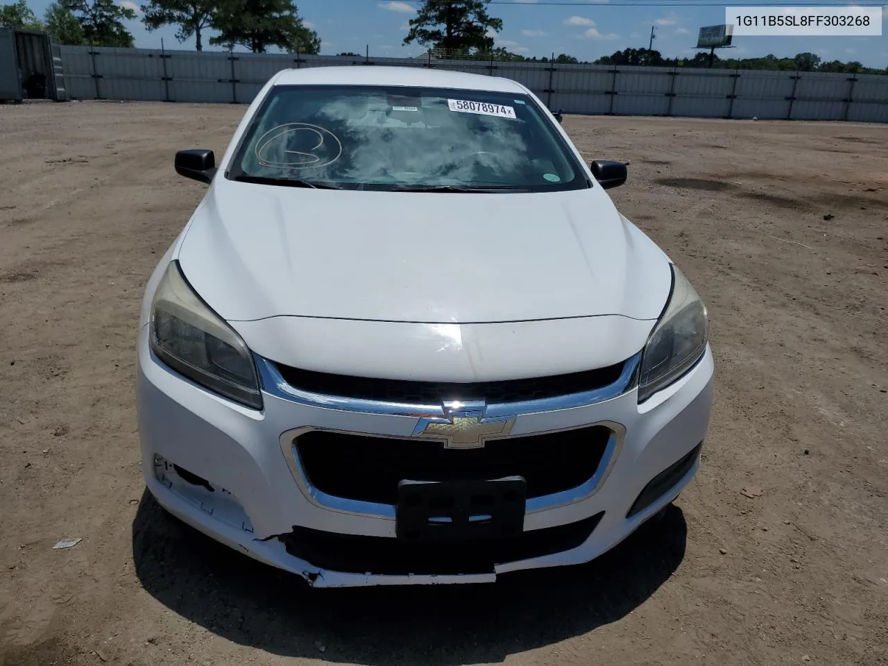 2015 Chevrolet Malibu Ls VIN: 1G11B5SL8FF303268 Lot: 65455414