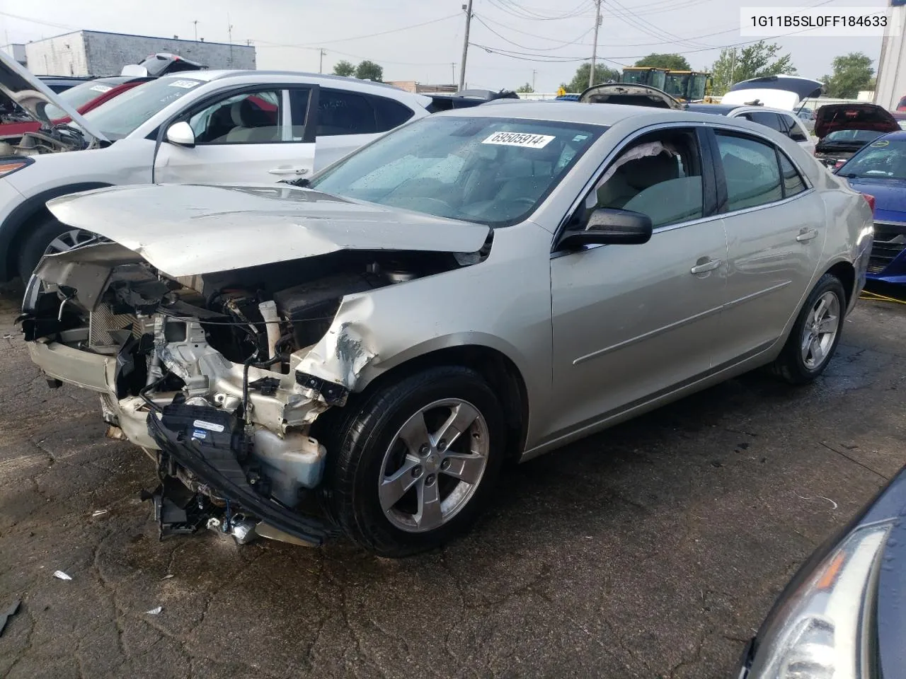 2015 Chevrolet Malibu Ls VIN: 1G11B5SL0FF184633 Lot: 69505914