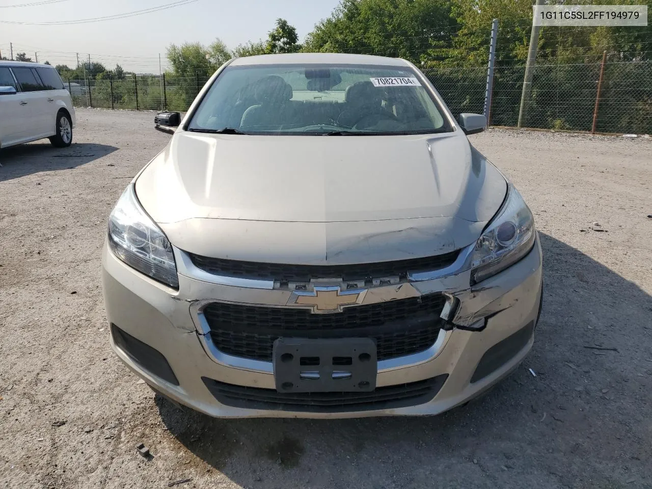 2015 Chevrolet Malibu 1Lt VIN: 1G11C5SL2FF194979 Lot: 70821704