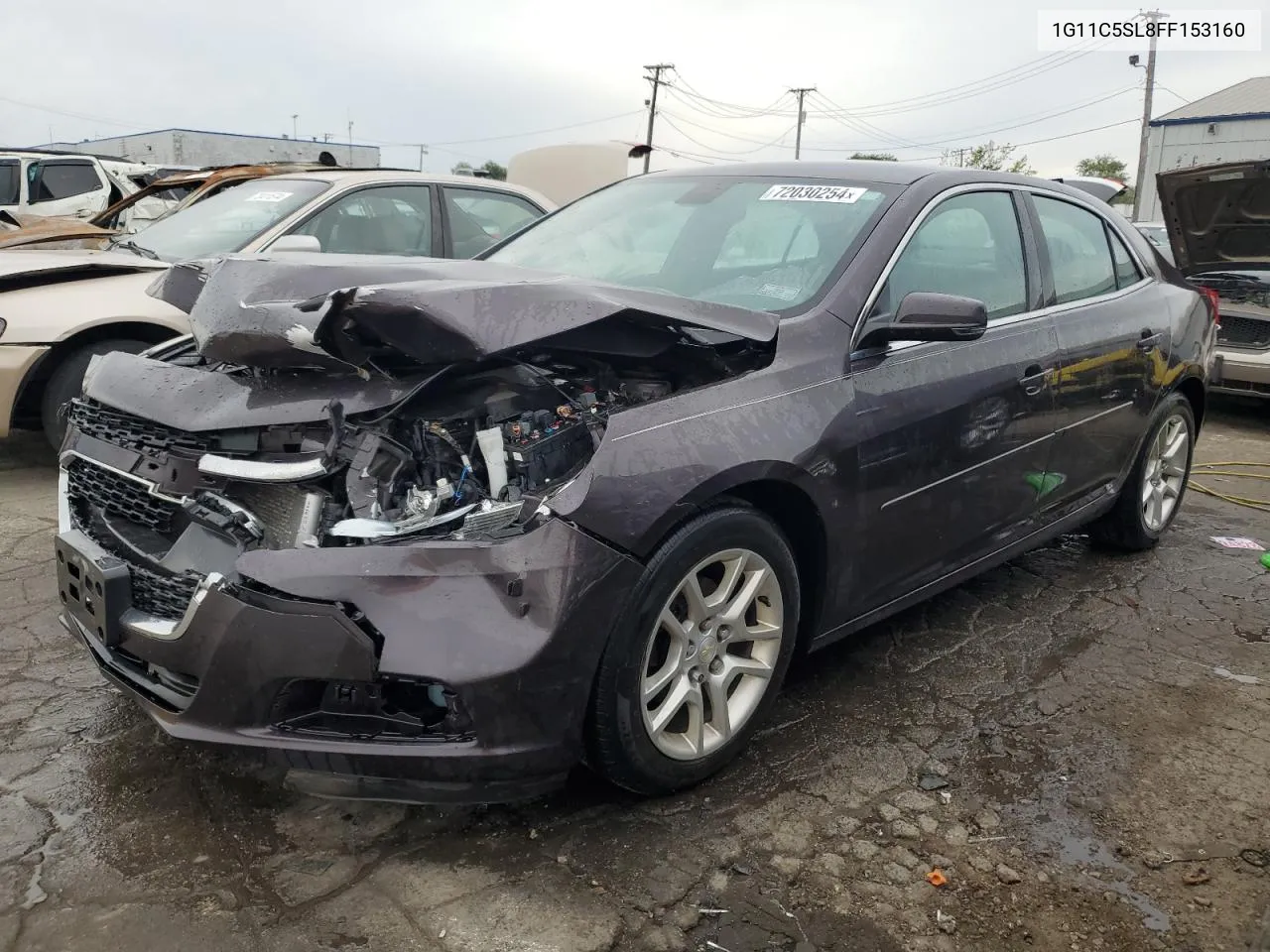 2015 Chevrolet Malibu 1Lt VIN: 1G11C5SL8FF153160 Lot: 72030254