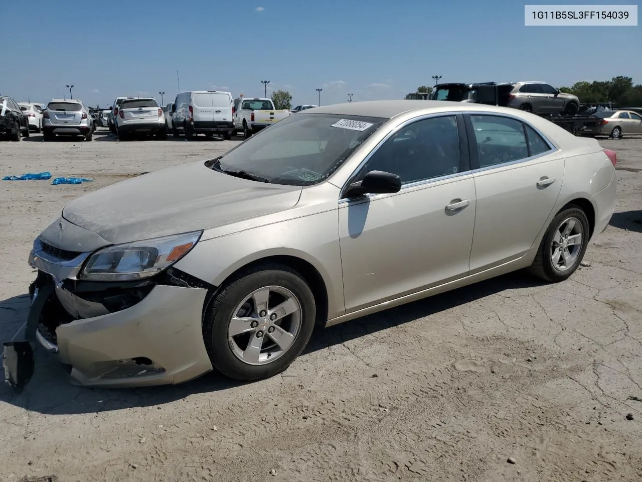 2015 Chevrolet Malibu Ls VIN: 1G11B5SL3FF154039 Lot: 72088054