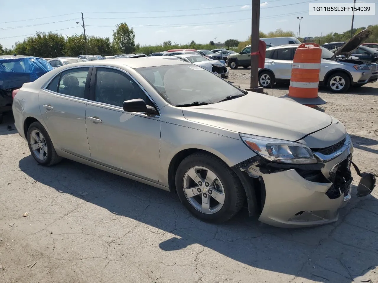 2015 Chevrolet Malibu Ls VIN: 1G11B5SL3FF154039 Lot: 72088054