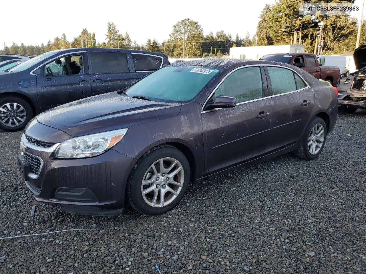 1G11C5SL3FF239363 2015 Chevrolet Malibu 1Lt