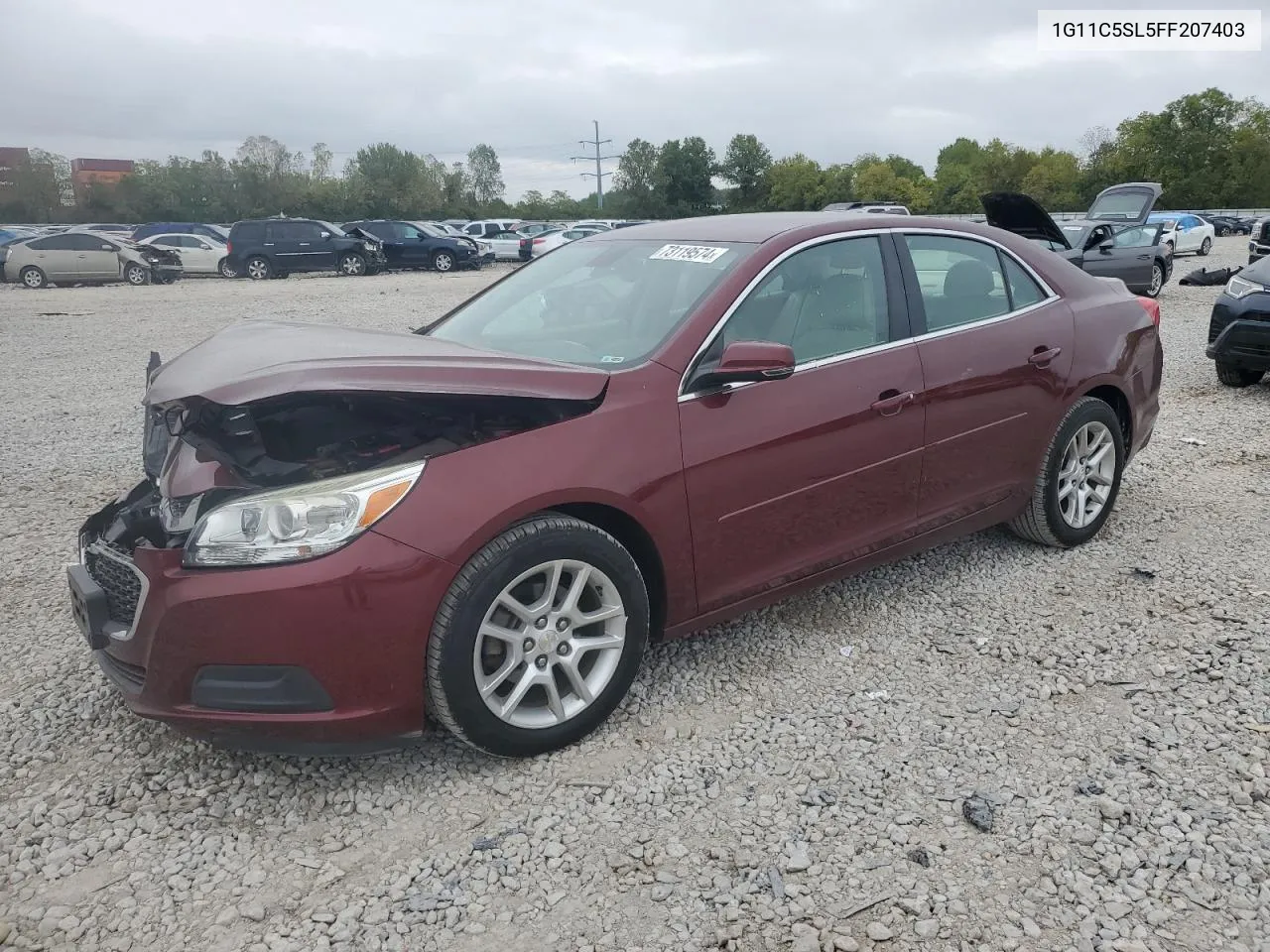 1G11C5SL5FF207403 2015 Chevrolet Malibu 1Lt