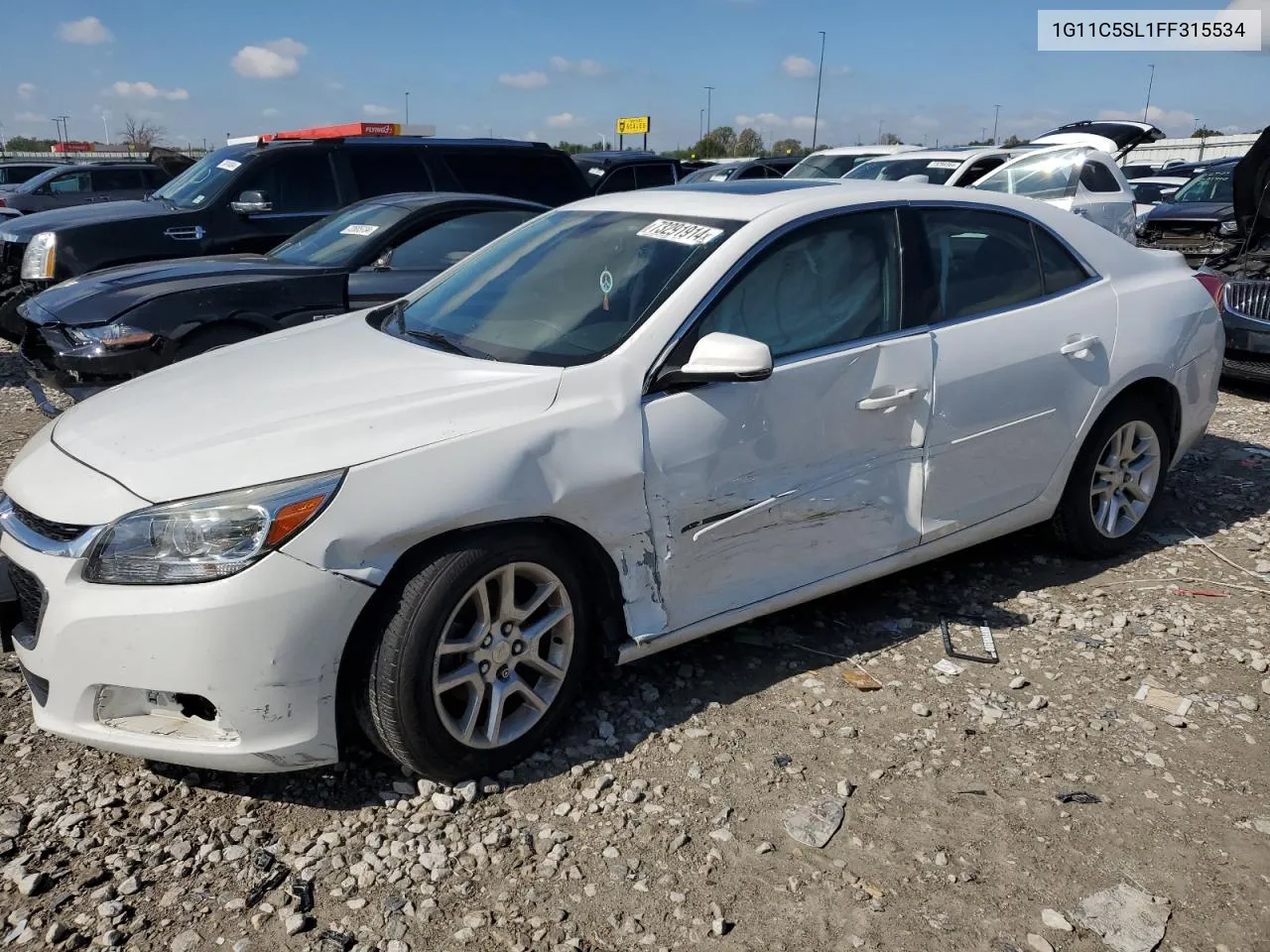 2015 Chevrolet Malibu 1Lt VIN: 1G11C5SL1FF315534 Lot: 73291914