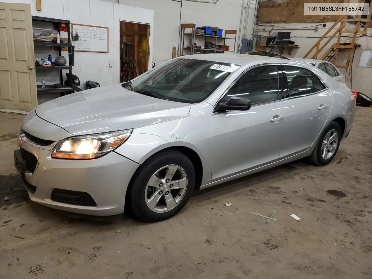 2015 Chevrolet Malibu Ls VIN: 1G11B5SL3FF155742 Lot: 74571124