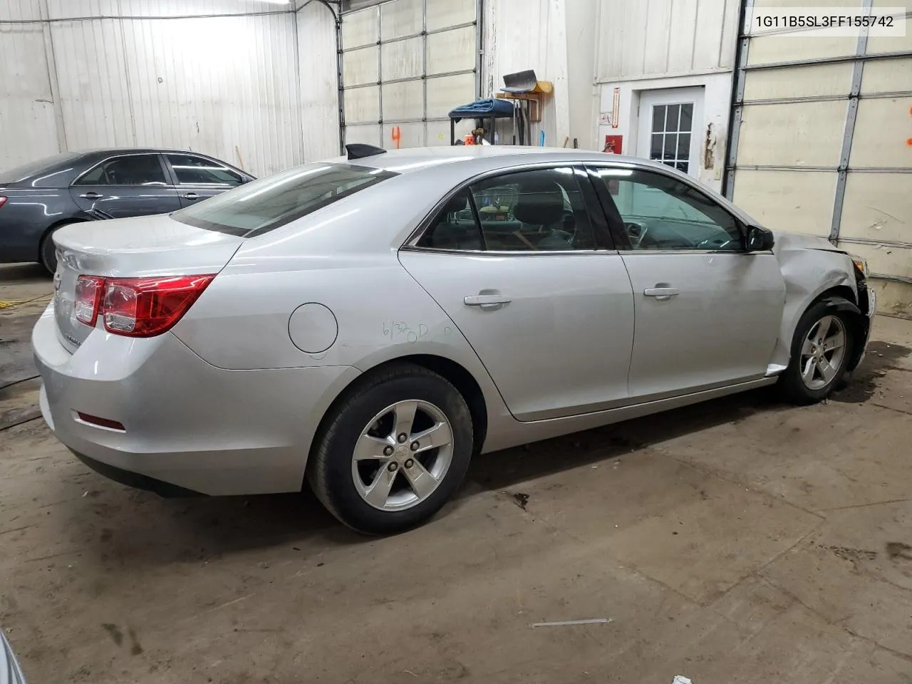 2015 Chevrolet Malibu Ls VIN: 1G11B5SL3FF155742 Lot: 74571124