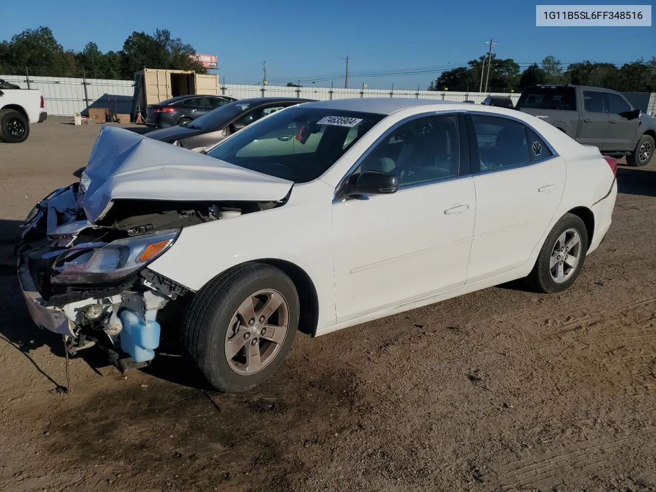 2015 Chevrolet Malibu Ls VIN: 1G11B5SL6FF348516 Lot: 74635904