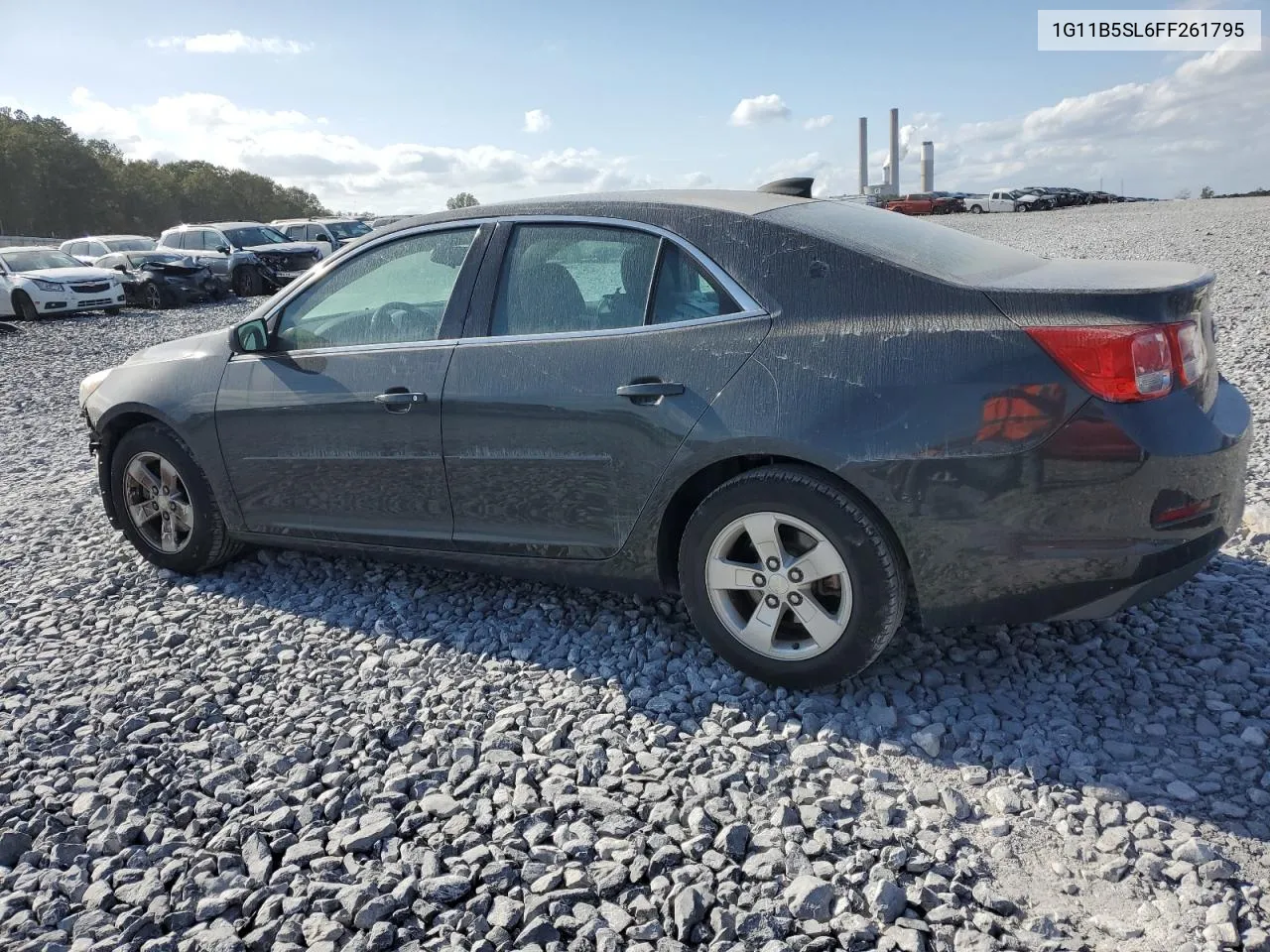 1G11B5SL6FF261795 2015 Chevrolet Malibu Ls