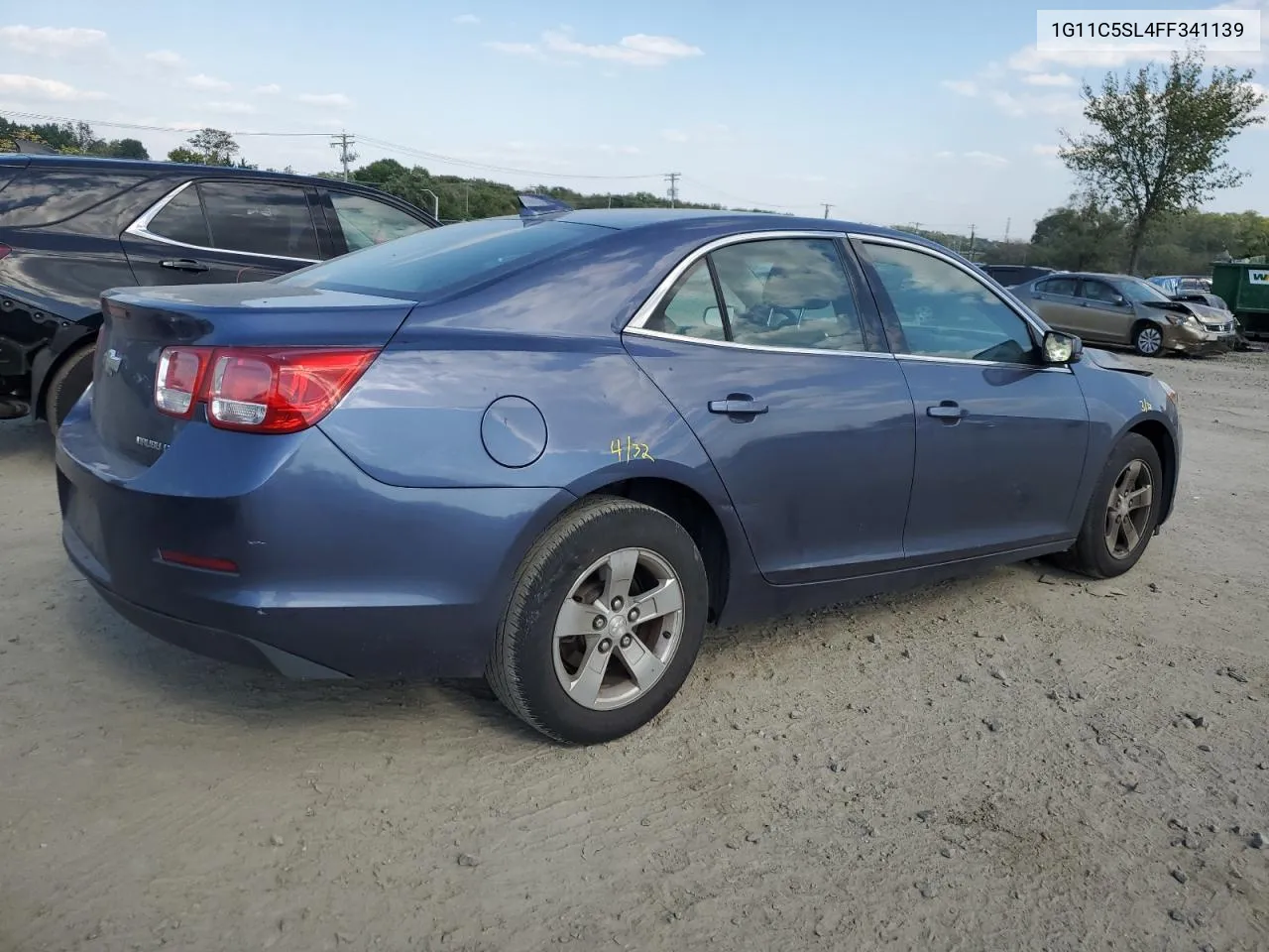 2015 Chevrolet Malibu 1Lt VIN: 1G11C5SL4FF341139 Lot: 75207014