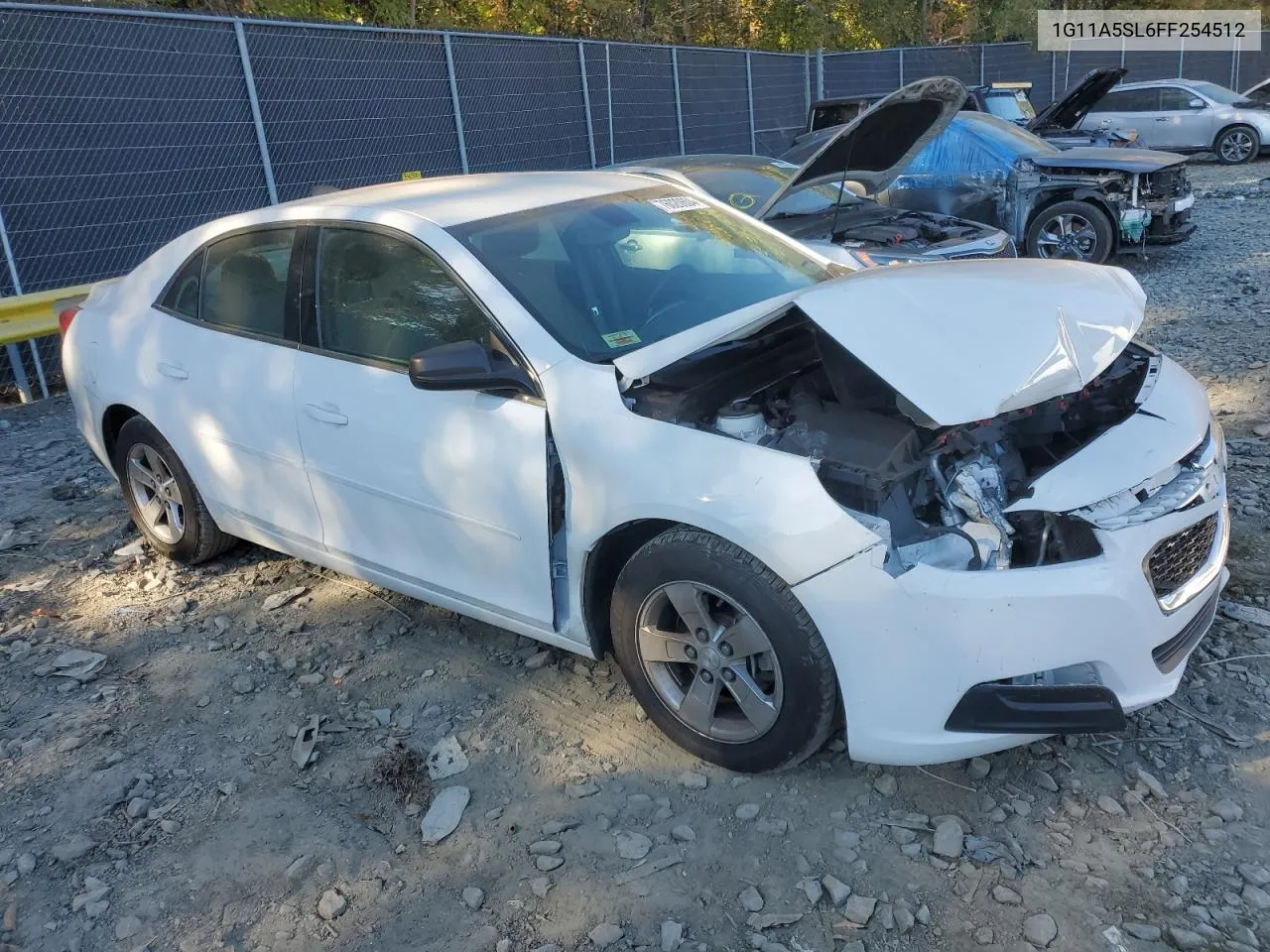 2015 Chevrolet Malibu Ls VIN: 1G11A5SL6FF254512 Lot: 76020604