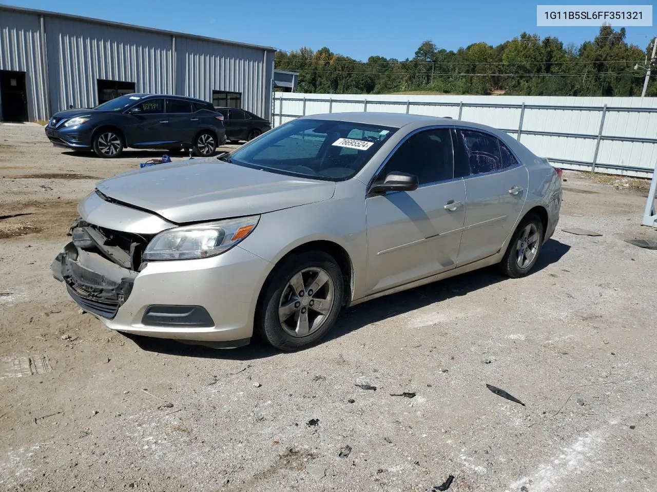 2015 Chevrolet Malibu Ls VIN: 1G11B5SL6FF351321 Lot: 76695524