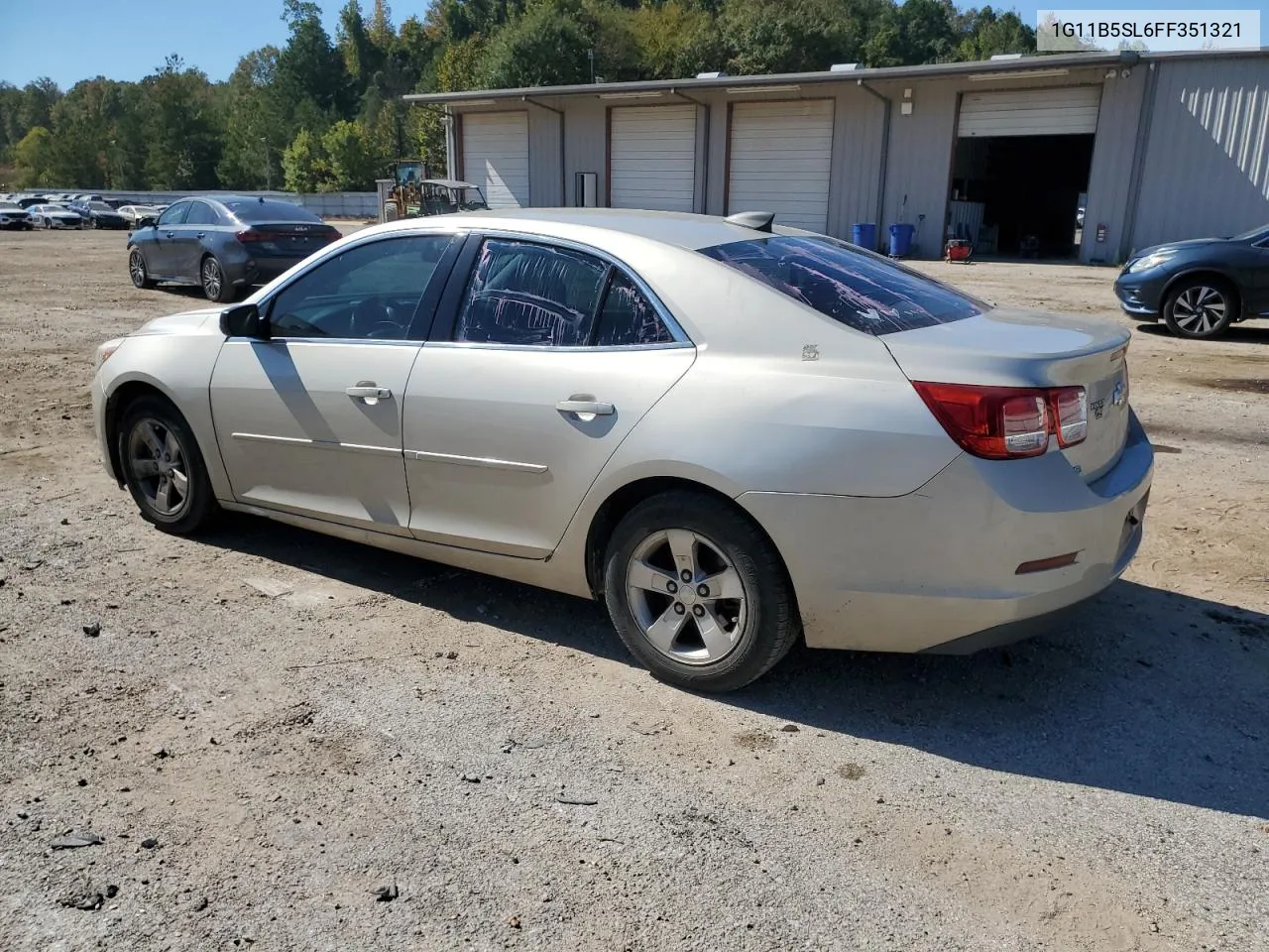 2015 Chevrolet Malibu Ls VIN: 1G11B5SL6FF351321 Lot: 76695524