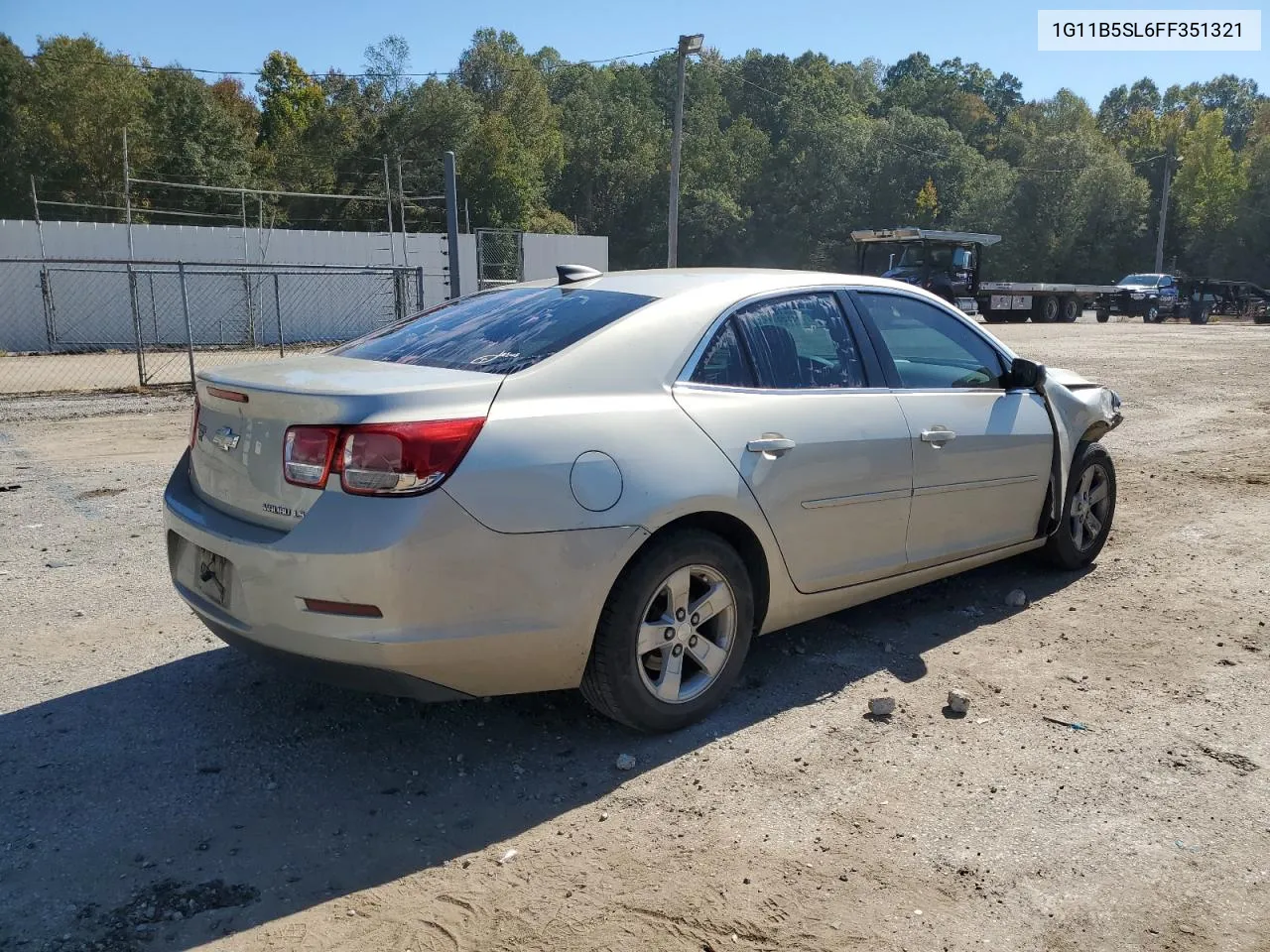 2015 Chevrolet Malibu Ls VIN: 1G11B5SL6FF351321 Lot: 76695524