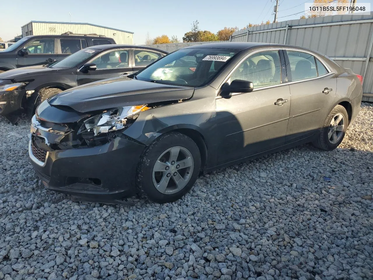 2015 Chevrolet Malibu Ls VIN: 1G11B5SL5FF196048 Lot: 76993694