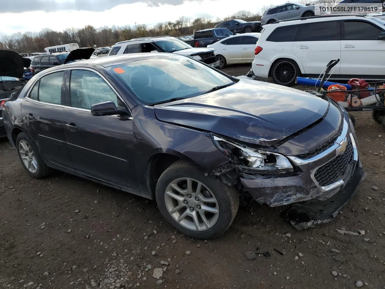 2015 Chevrolet Malibu 1Lt VIN: 1G11C5SL2FF178619 Lot: 77582934