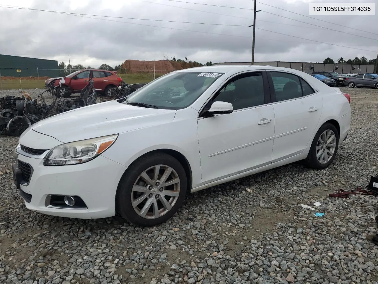 2015 Chevrolet Malibu 2Lt VIN: 1G11D5SL5FF314335 Lot: 79473174