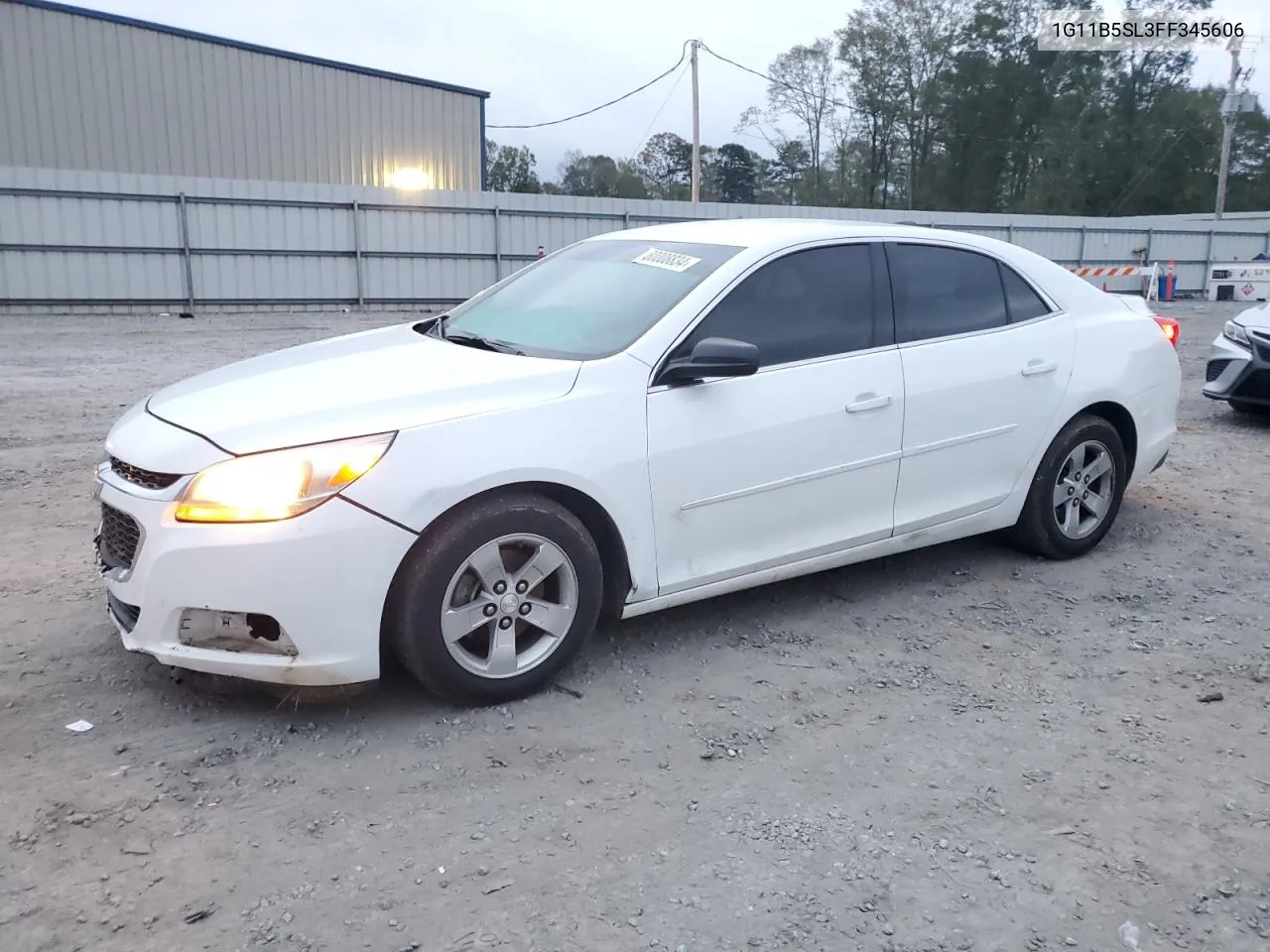 2015 Chevrolet Malibu Ls VIN: 1G11B5SL3FF345606 Lot: 80008834