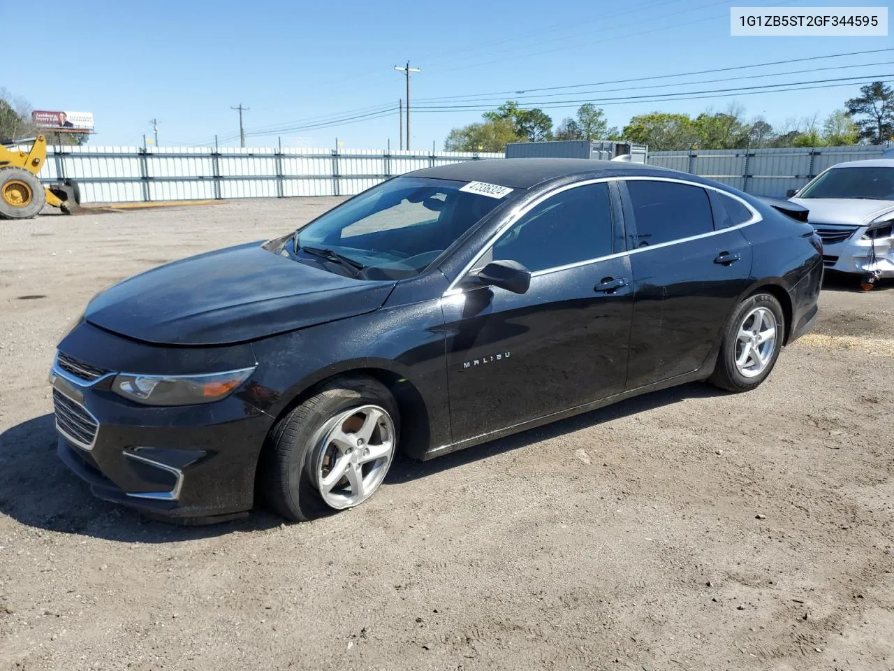 1G1ZB5ST2GF344595 2016 Chevrolet Malibu Ls