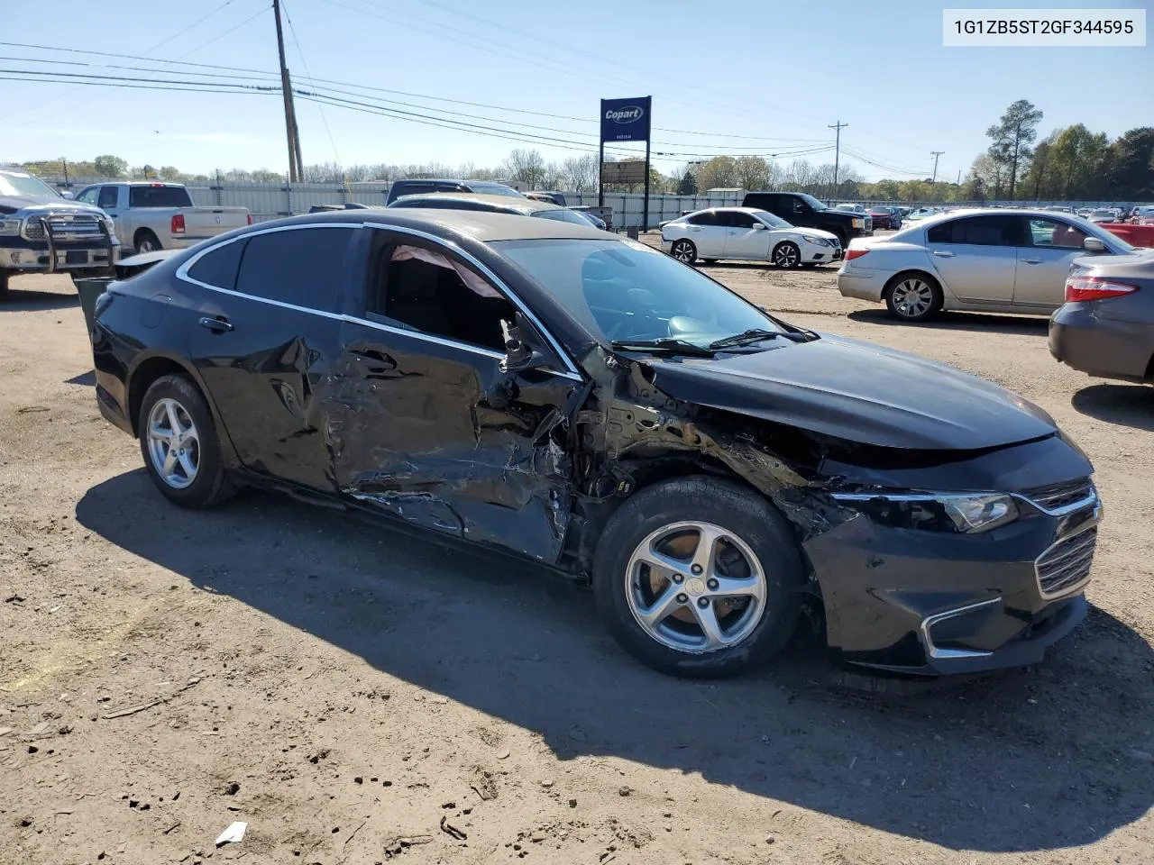 1G1ZB5ST2GF344595 2016 Chevrolet Malibu Ls