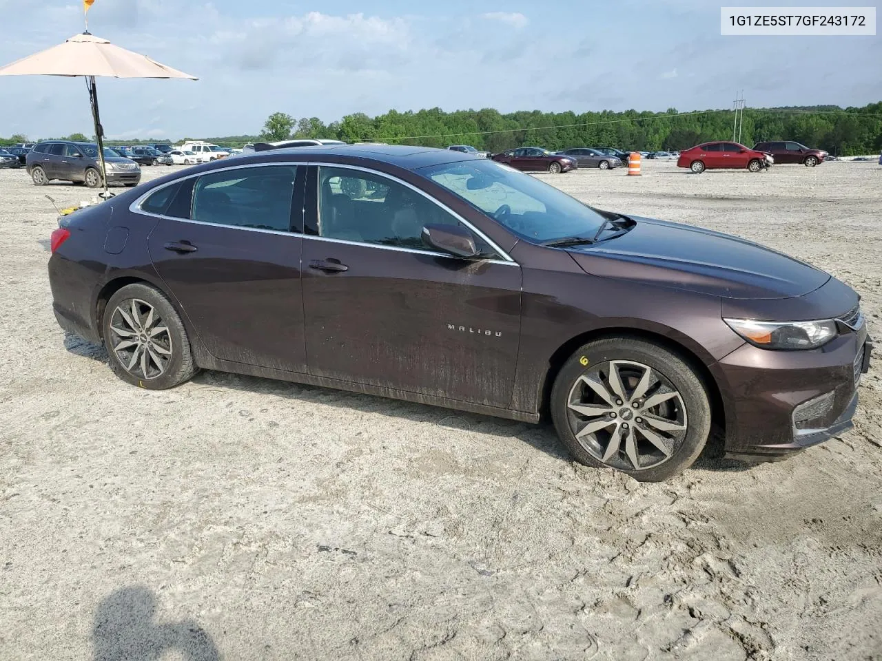 2016 Chevrolet Malibu Lt VIN: 1G1ZE5ST7GF243172 Lot: 52809124