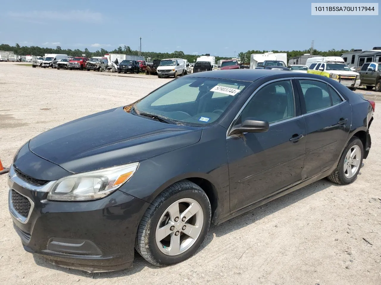 1G11B5SA7GU117944 2016 Chevrolet Malibu Limited Ls