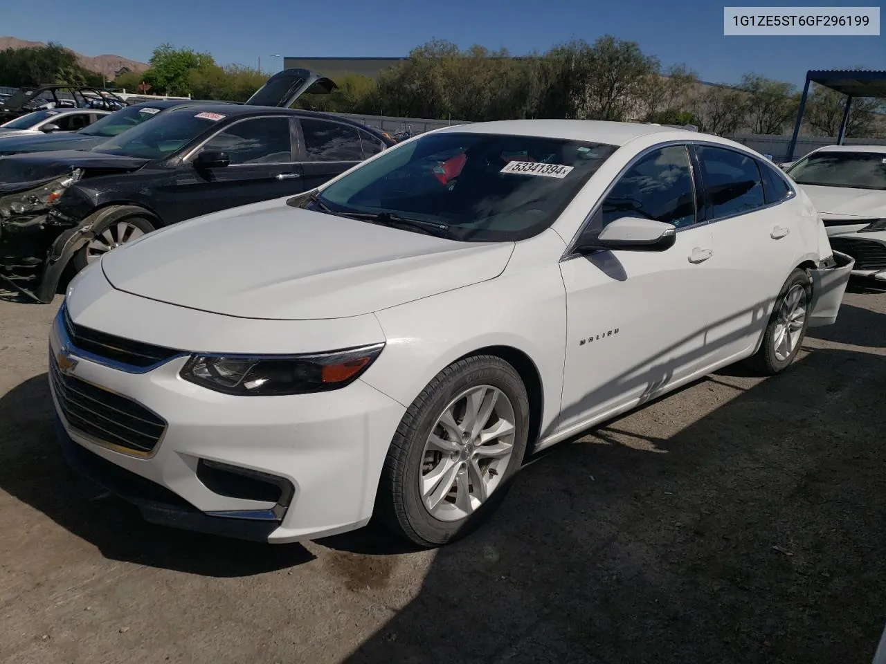 2016 Chevrolet Malibu Lt VIN: 1G1ZE5ST6GF296199 Lot: 53341394