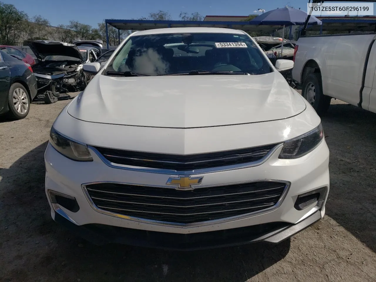 2016 Chevrolet Malibu Lt VIN: 1G1ZE5ST6GF296199 Lot: 53341394