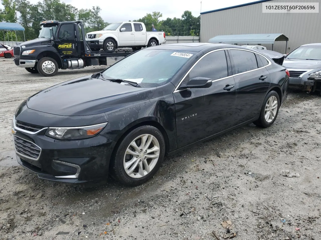 2016 Chevrolet Malibu Lt VIN: 1G1ZE5ST6GF206596 Lot: 57736854