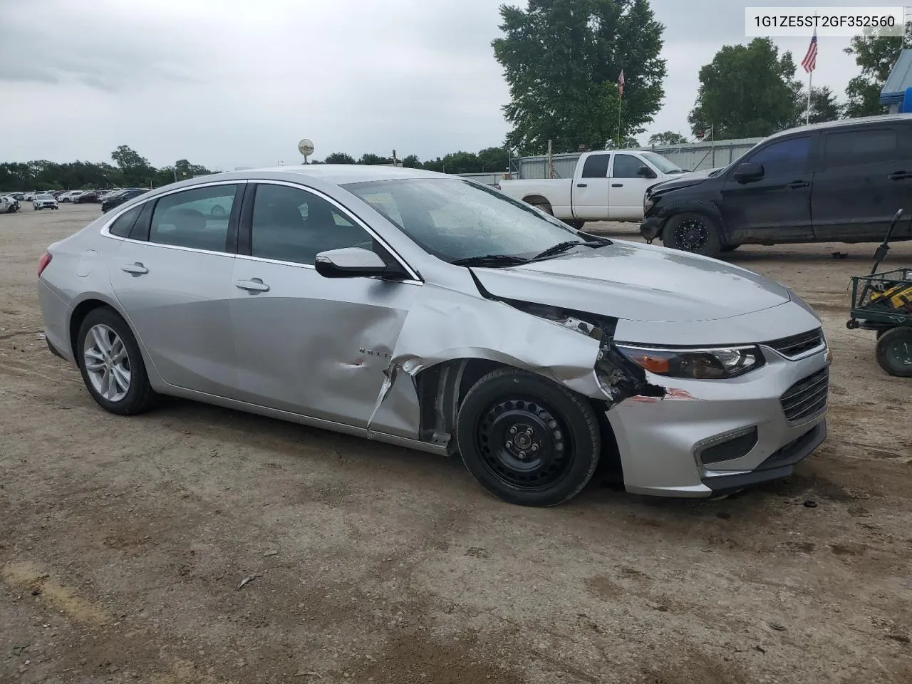 2016 Chevrolet Malibu Lt VIN: 1G1ZE5ST2GF352560 Lot: 57743004