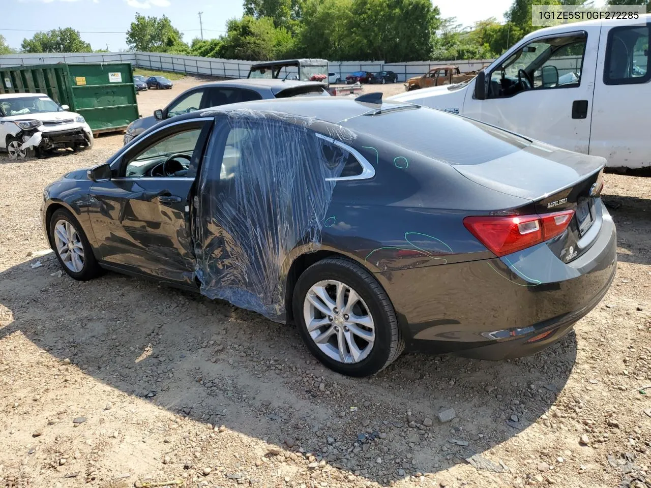 2016 Chevrolet Malibu Lt VIN: 1G1ZE5ST0GF272285 Lot: 59230533