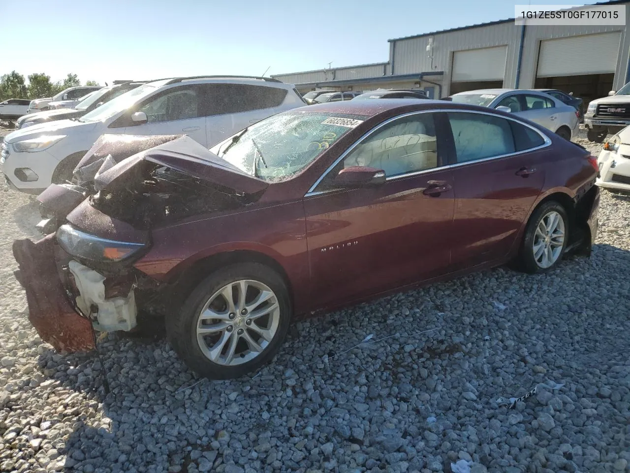 2016 Chevrolet Malibu Lt VIN: 1G1ZE5ST0GF177015 Lot: 60326854