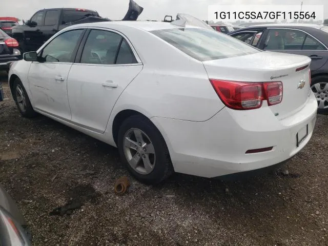 1G11C5SA7GF115564 2016 Chevrolet Malibu Limited Lt