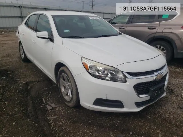 2016 Chevrolet Malibu Limited Lt VIN: 1G11C5SA7GF115564 Lot: 60388344