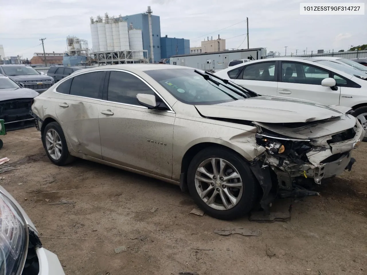 2016 Chevrolet Malibu Lt VIN: 1G1ZE5ST9GF314727 Lot: 61917234