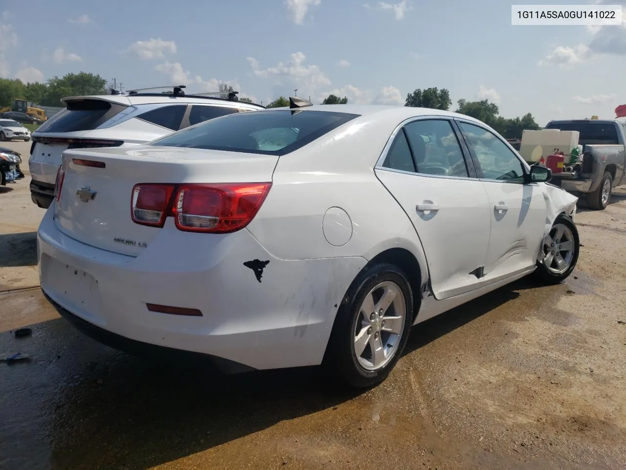 2016 Chevrolet Malibu Limited Ls VIN: 1G11A5SA0GU141022 Lot: 61947994