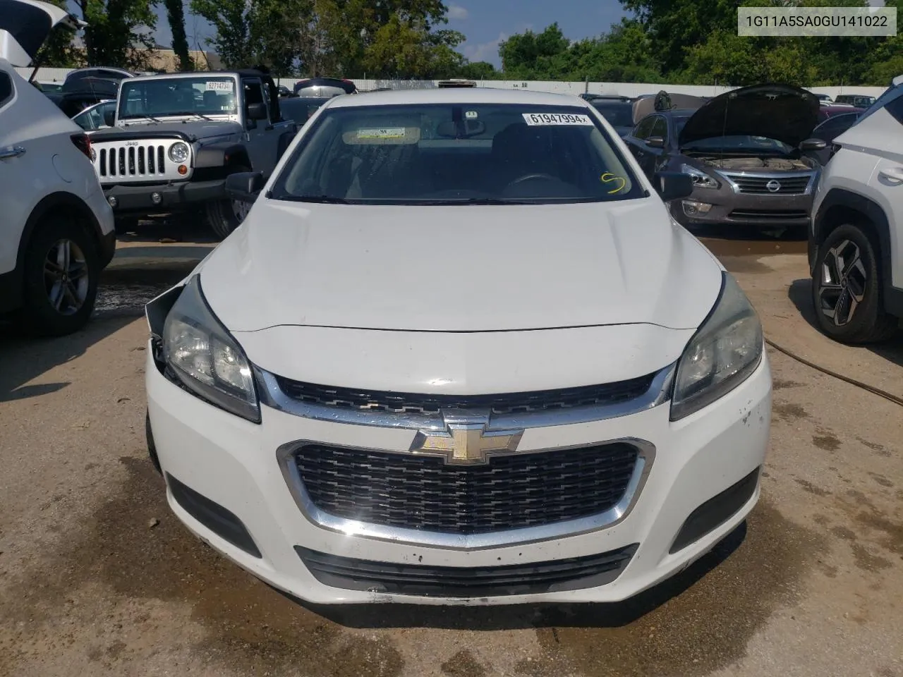 1G11A5SA0GU141022 2016 Chevrolet Malibu Limited Ls