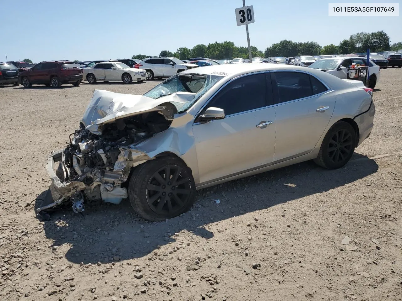 2016 Chevrolet Malibu Limited Ltz VIN: 1G11E5SA5GF107649 Lot: 64178364