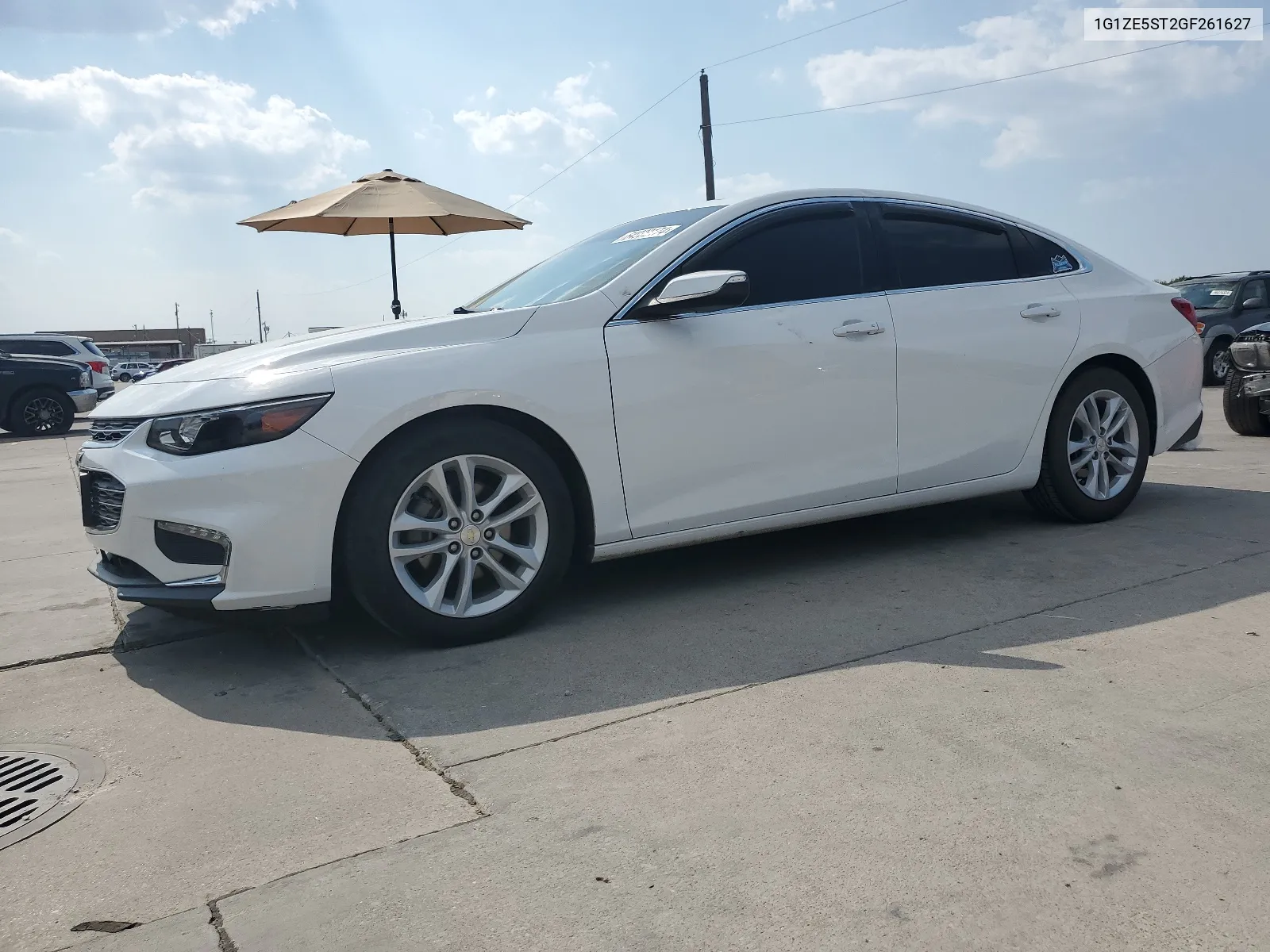 2016 Chevrolet Malibu Lt VIN: 1G1ZE5ST2GF261627 Lot: 64933174