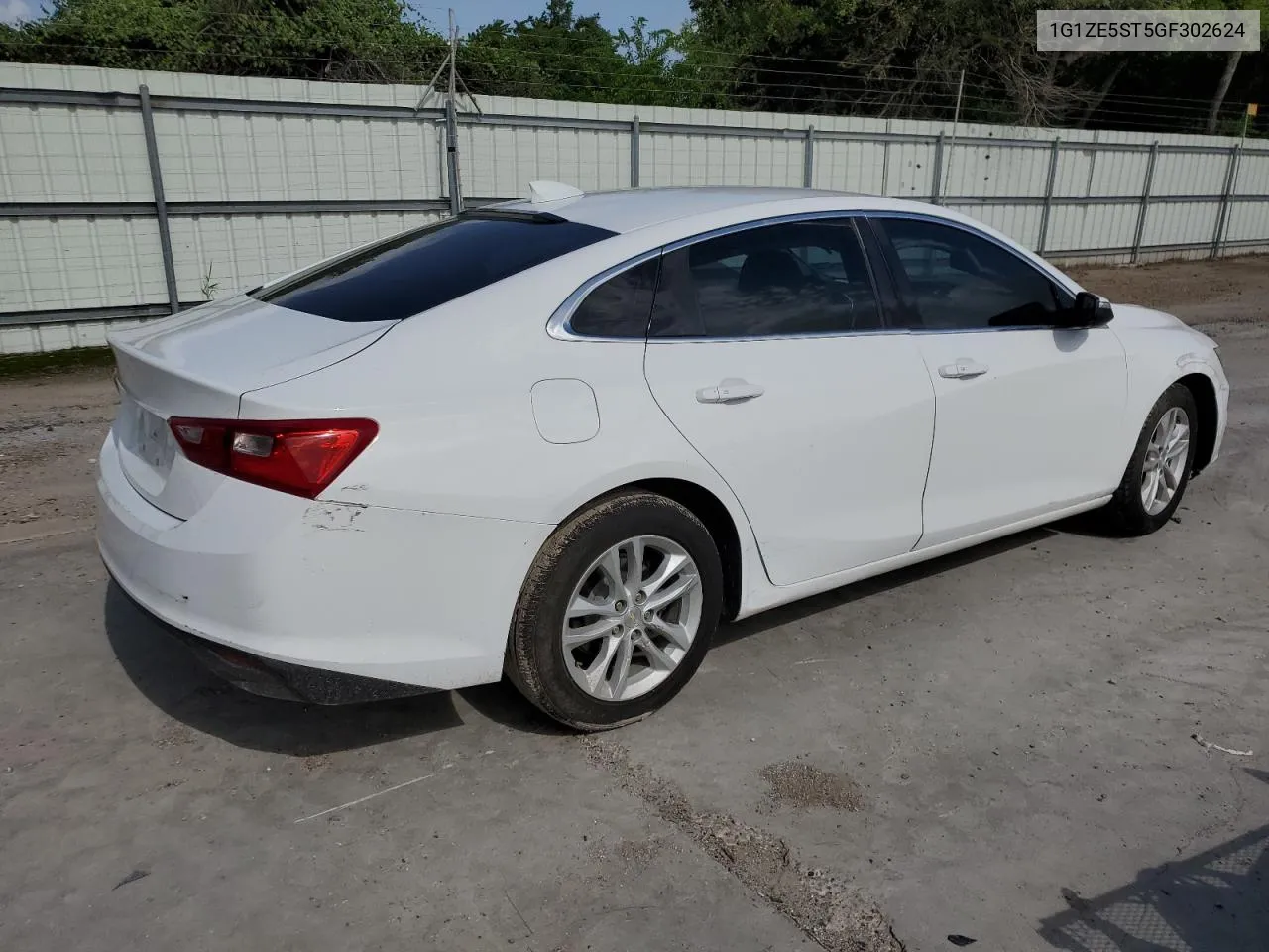 2016 Chevrolet Malibu Lt VIN: 1G1ZE5ST5GF302624 Lot: 65111674