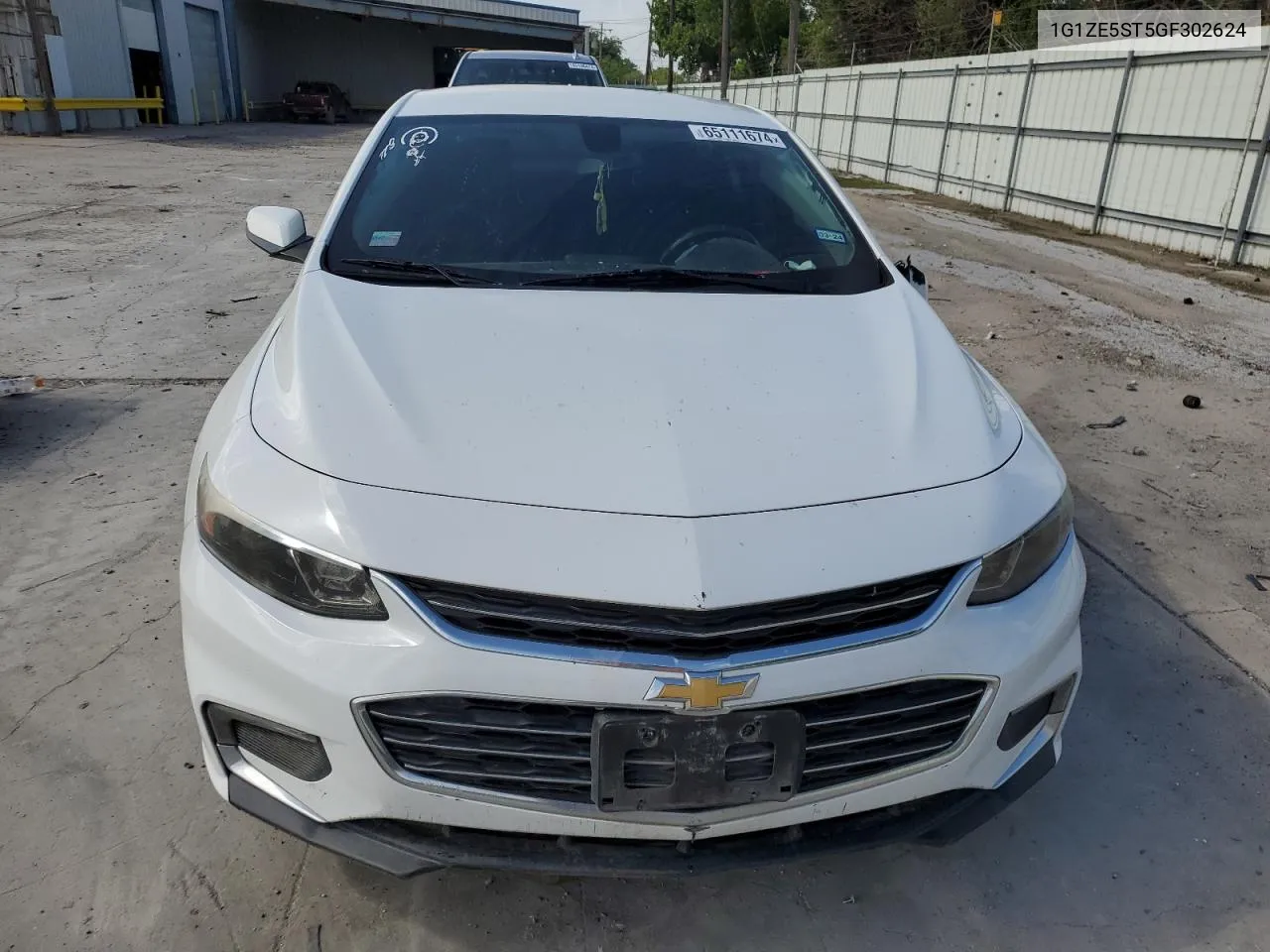 2016 Chevrolet Malibu Lt VIN: 1G1ZE5ST5GF302624 Lot: 65111674