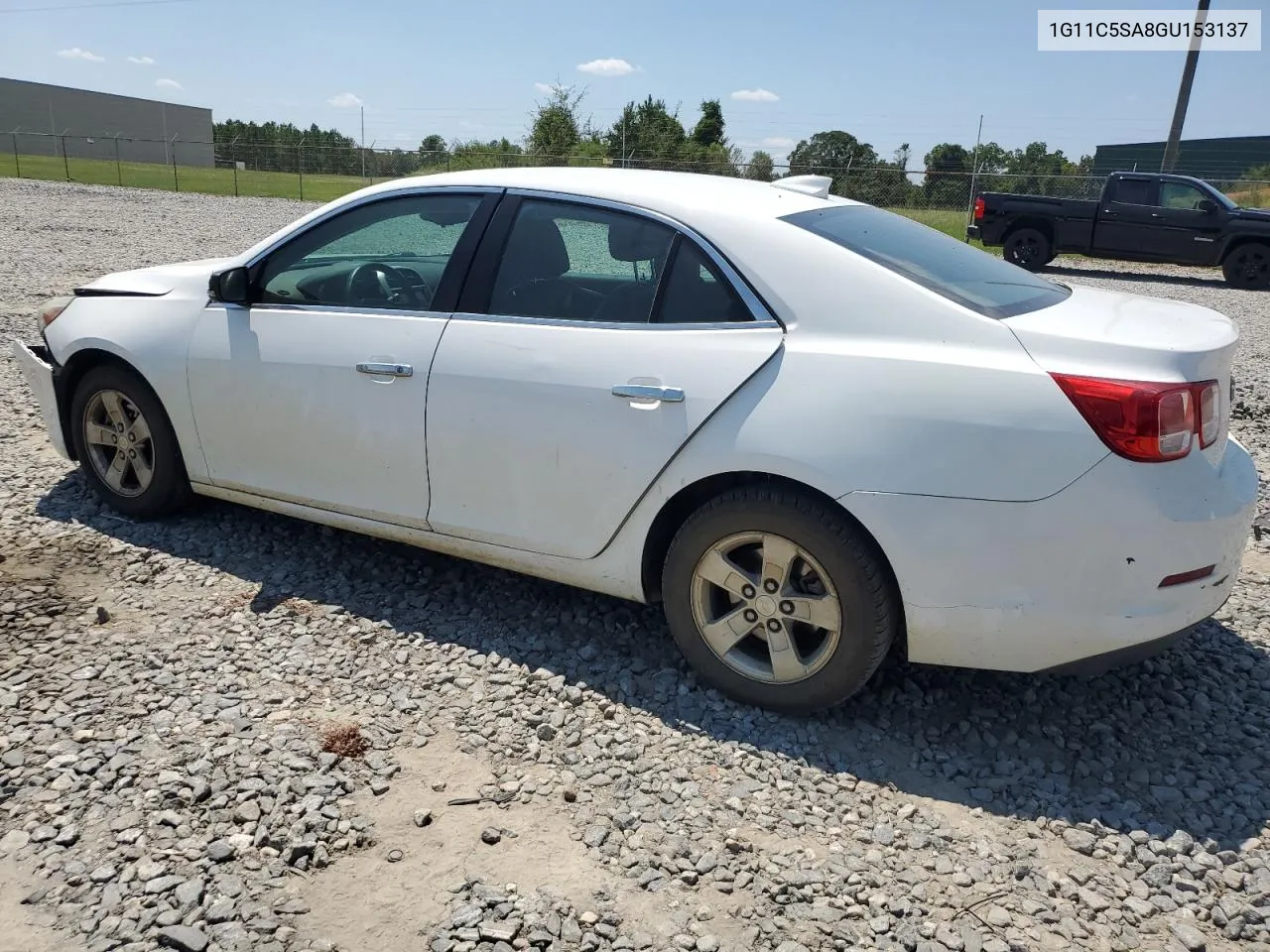 1G11C5SA8GU153137 2016 Chevrolet Malibu Limited Lt