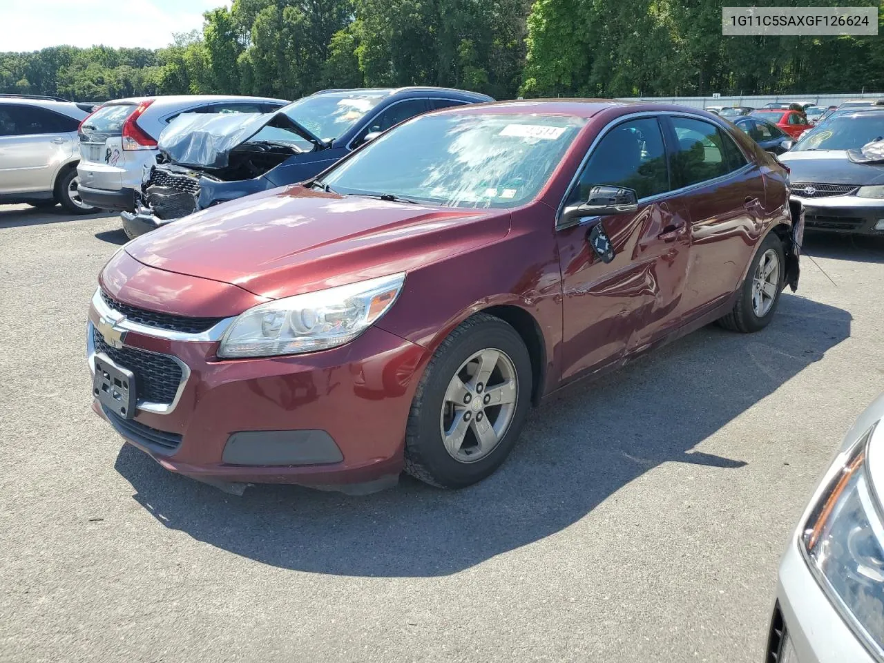 2016 Chevrolet Malibu Limited Lt VIN: 1G11C5SAXGF126624 Lot: 67140314