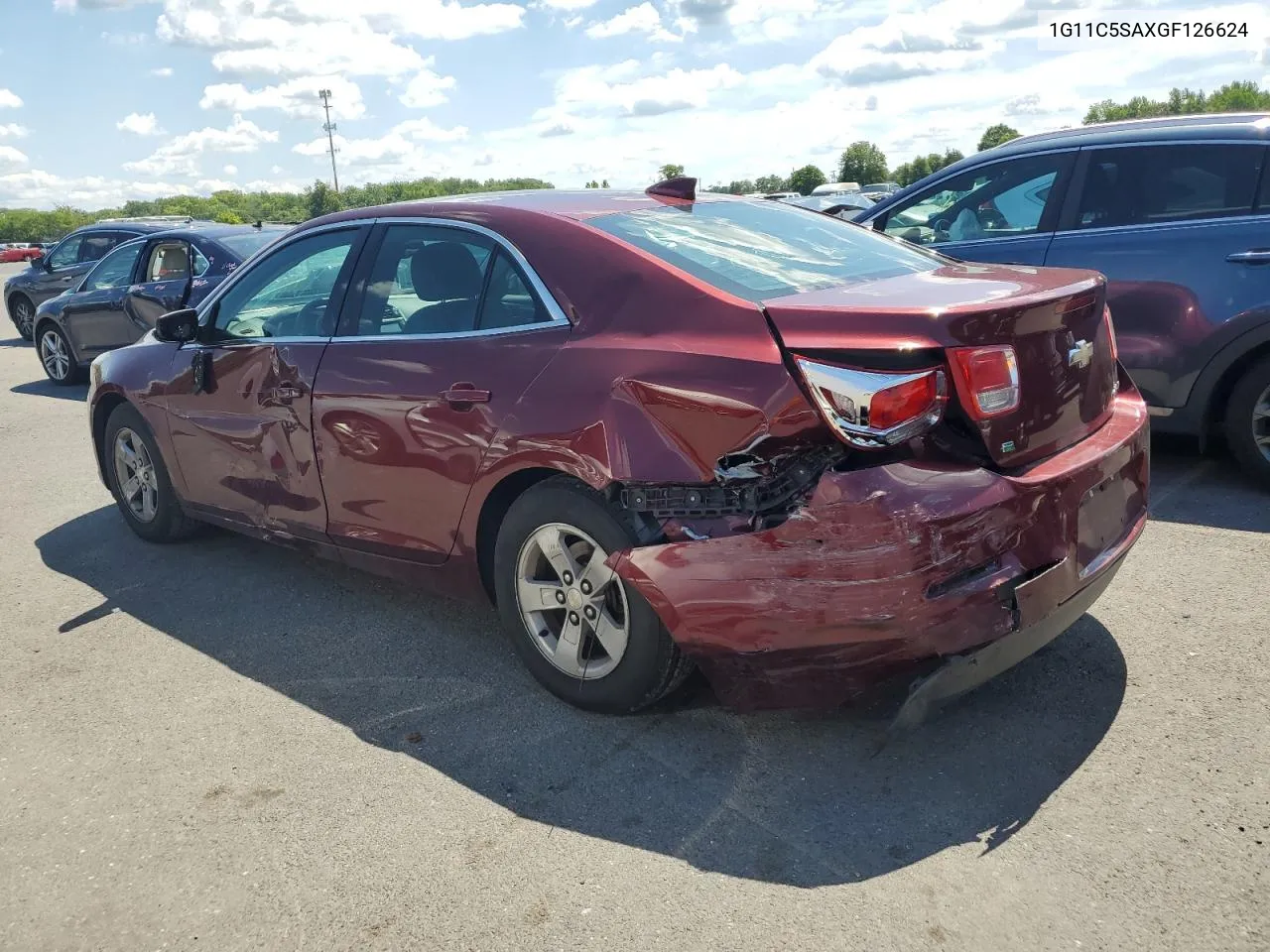 2016 Chevrolet Malibu Limited Lt VIN: 1G11C5SAXGF126624 Lot: 67140314