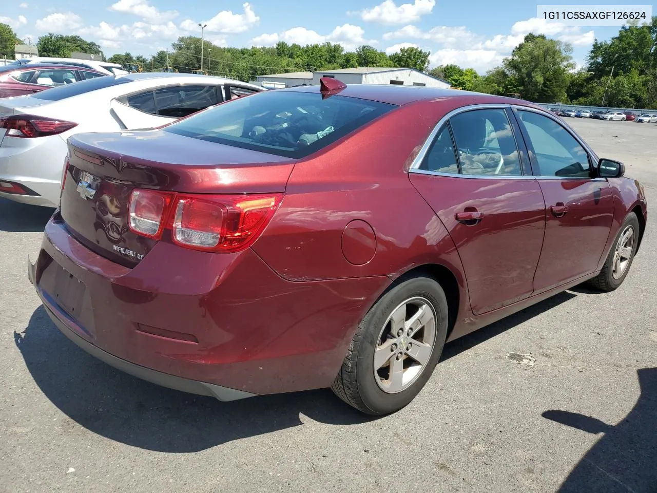 2016 Chevrolet Malibu Limited Lt VIN: 1G11C5SAXGF126624 Lot: 67140314